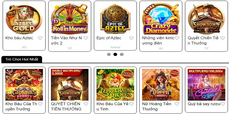 Nhiều các thể loại game Hot đang có tại nổ hũ 52 